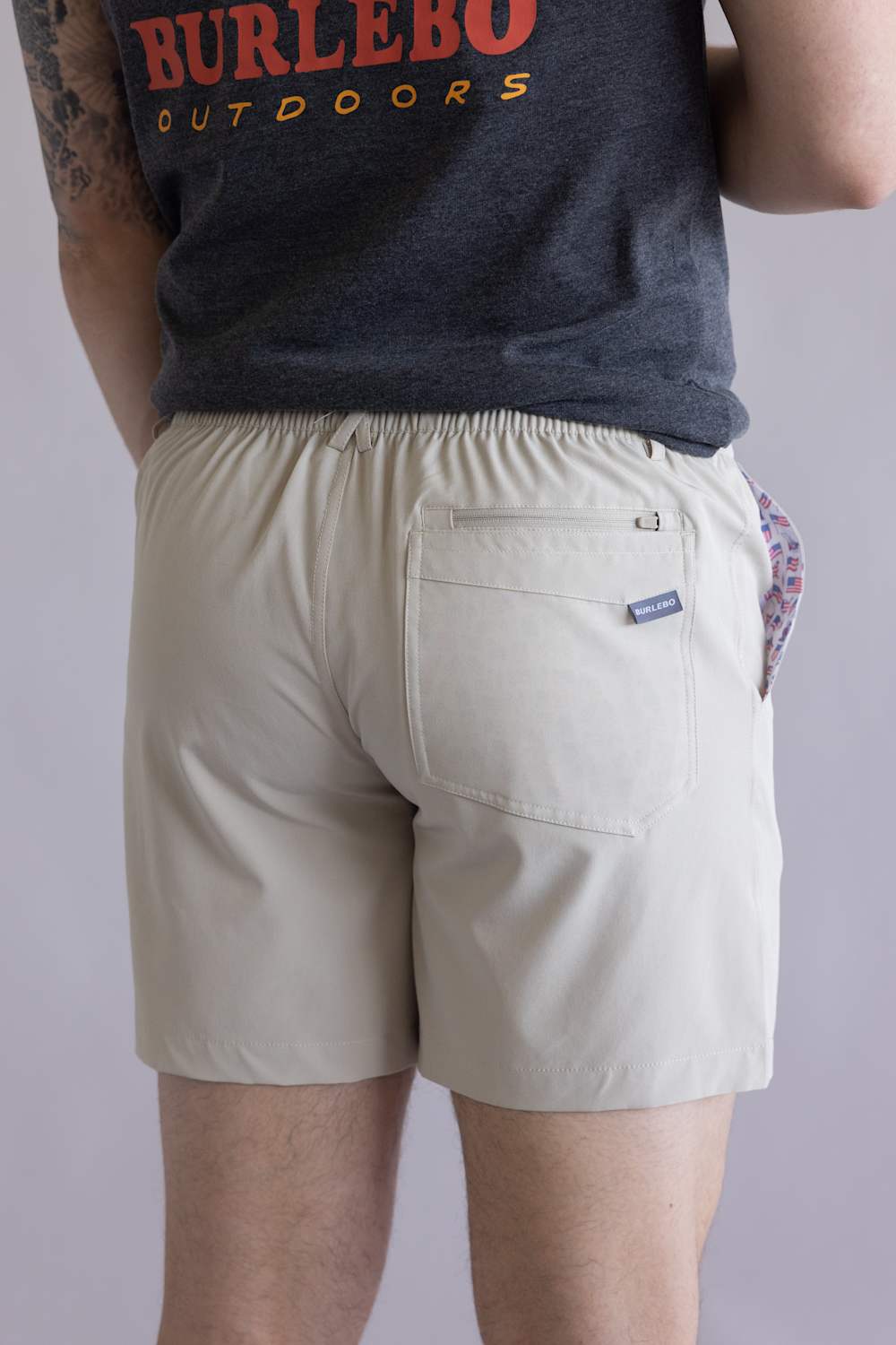 Burlebo Everyday Short for Men in Khaki