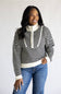 Elan Half Zip Open Knit Sweater for Women in Black
