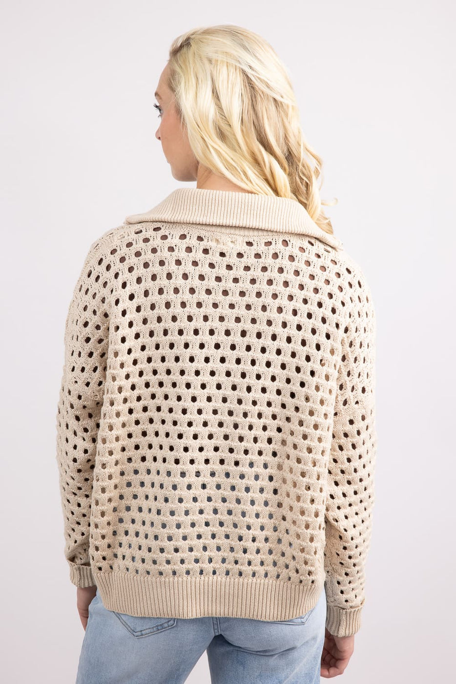 (取寄) サンクチュアリ レディース オープン ニット 1/2 ジップ Sanctuary women Open Knit 1/2 Zip Eco Natural Open Knit Half-Zip Sweater Kalamata – Sanctuary Clothing