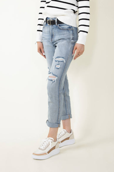 Eunina Super High Rise Boyfriend Jeans for Women 
