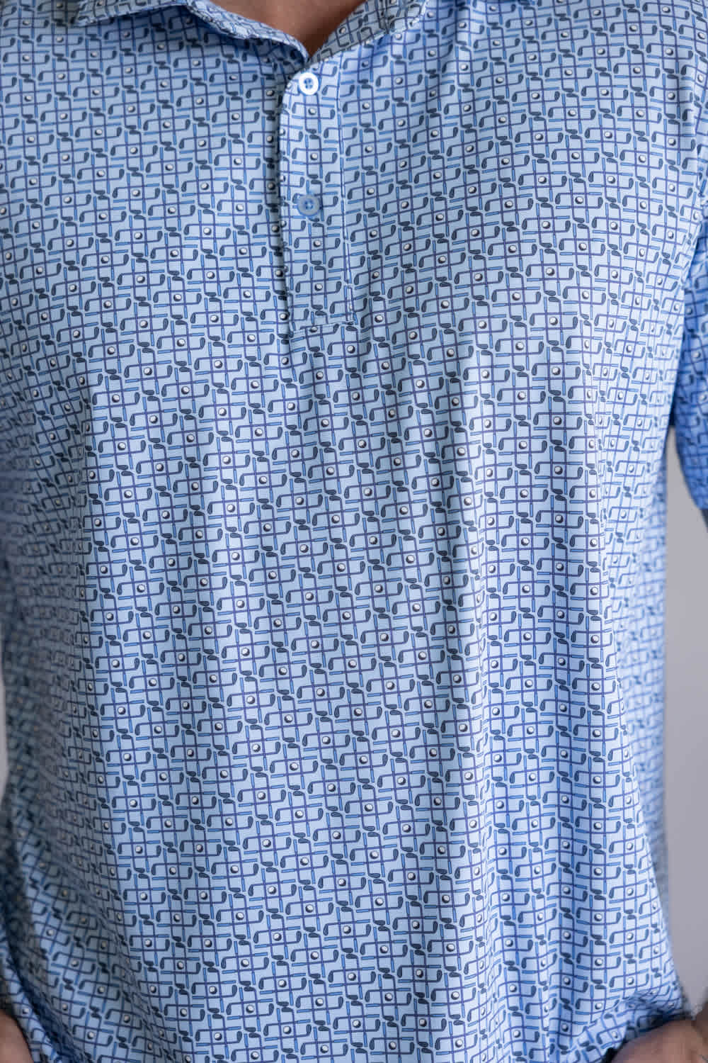 1897 Legends Golf Clubs Polo for Men in Blue | FGM212-BLUE – Glik's