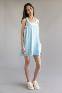 FP Movement Hot Shot Mini Dress for Women in Bright Blue