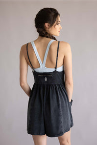 FP movement hot shot strappy romper black