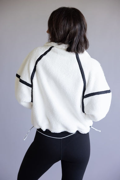 FP Movement Mountain ½ Zip Fleece for Women in White