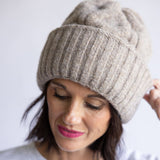 Free People Coastline Beanie for Women in Fawn Brown