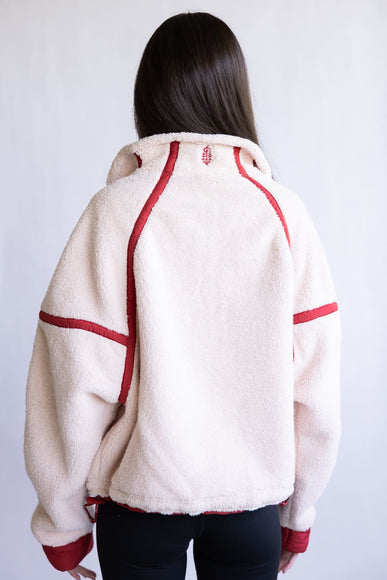 FP Movement Mountain ½ Zip Fleece for Women in Ballet Pink