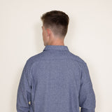 Flag & Anthem Haysville Heather Solid Flannel for Men in Navy