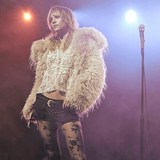 Free People Flocked Floral Tights for Women in Black