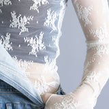 Free People Intimately Lady Lux Sheer Layering Top for Women in Cream
