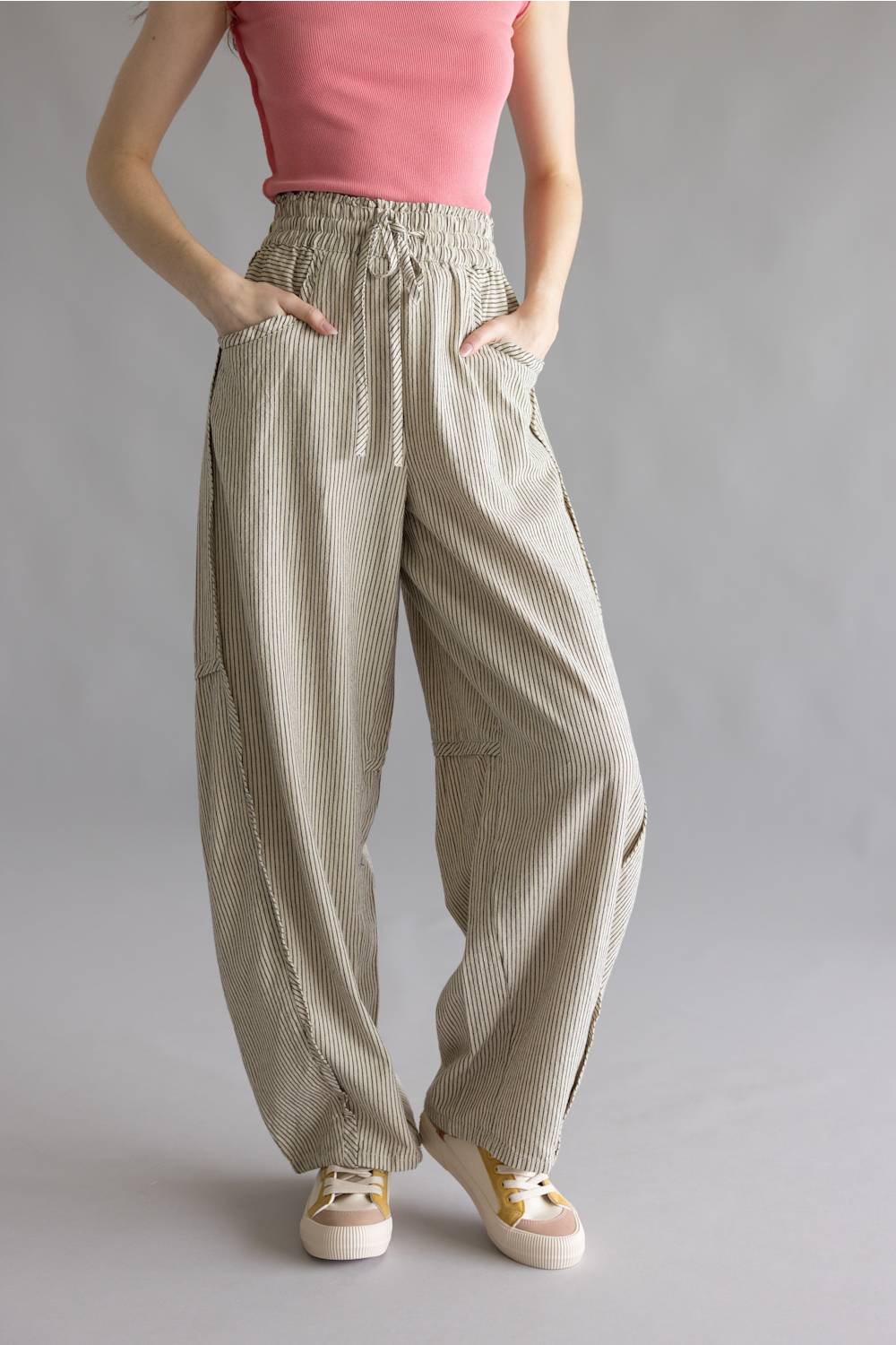 Free People Something Good Pull-On Barrel Pants