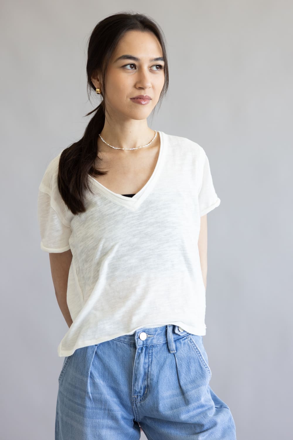 Free People We The Free Take 2 Tee for Women in Clean Ivory