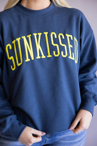 1897 Active Sunkissed Sweatshirt for Women in Indigo Blue