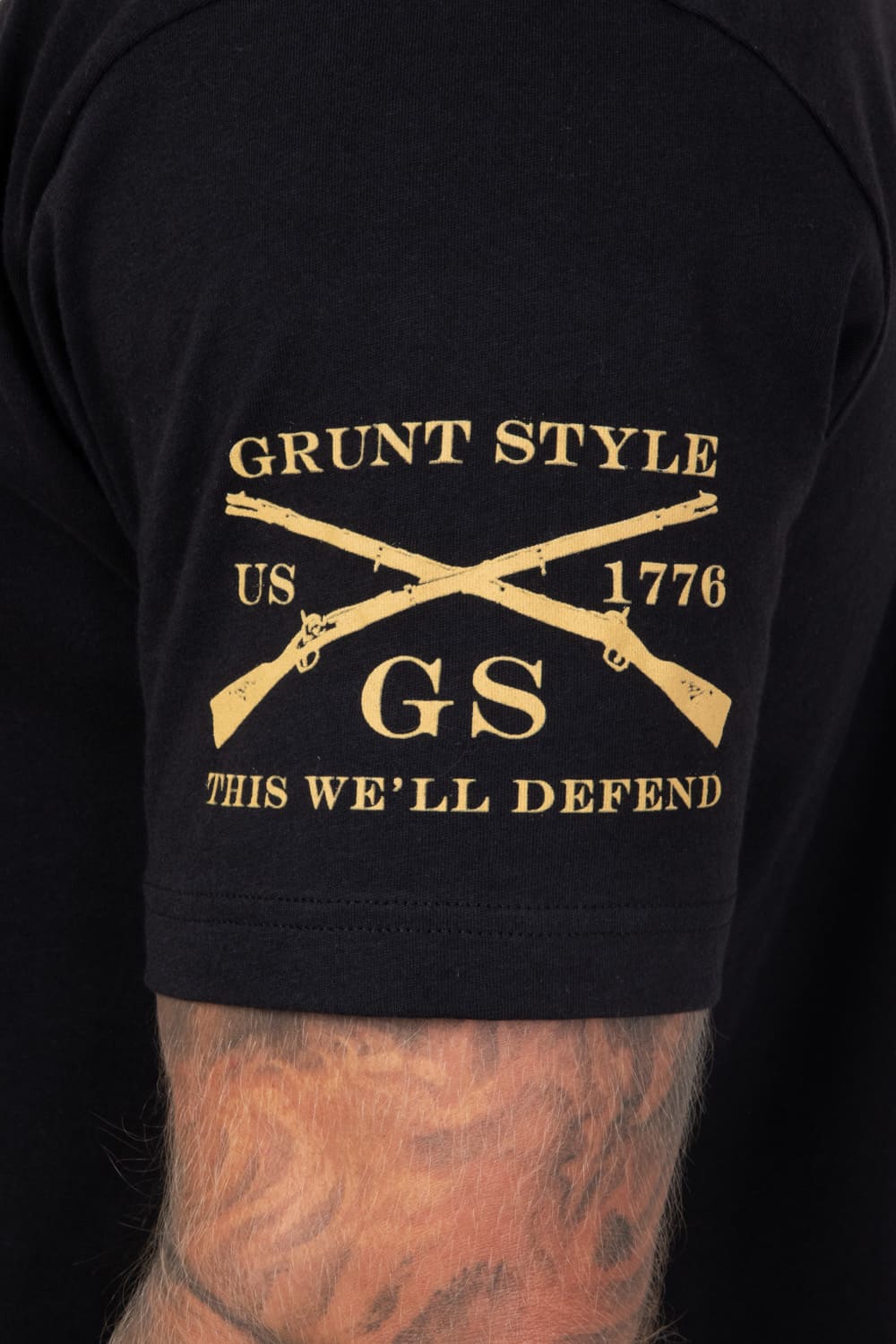 Grunt Style American Reaper 2.0 T-Shirt for Men in Black
