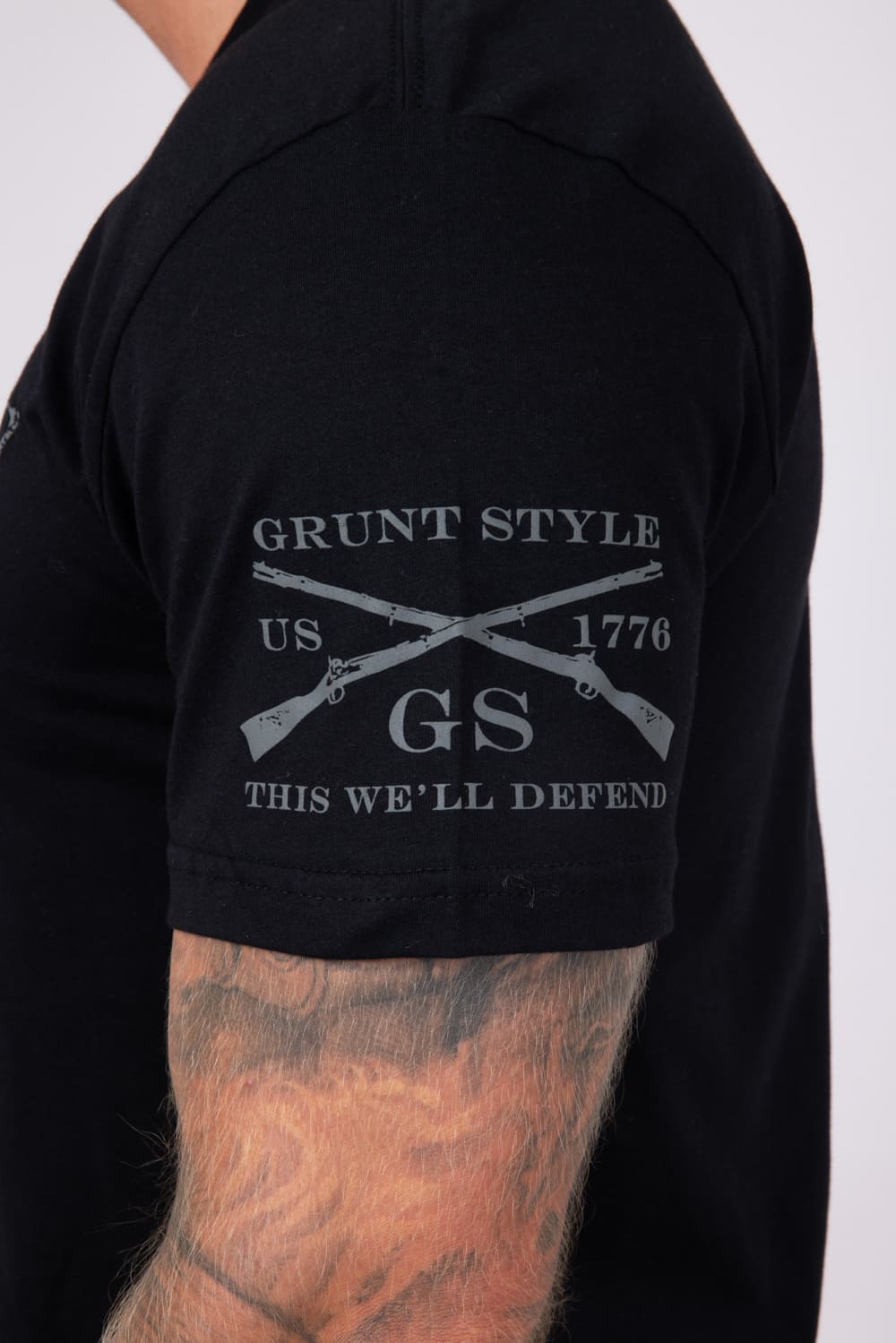 Grunt Style Whiskey Helps T-Shirt for Men in Black