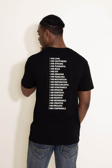 Henry Kellem I AM Graphic T-Shirt in Black 
