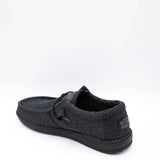 Hey Dude Shoes Men’s Wally Sox Shoes in Micro Total Black