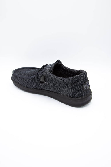 Hey Dude Shoes Men’s Wally Sox Shoes in Micro Total Black