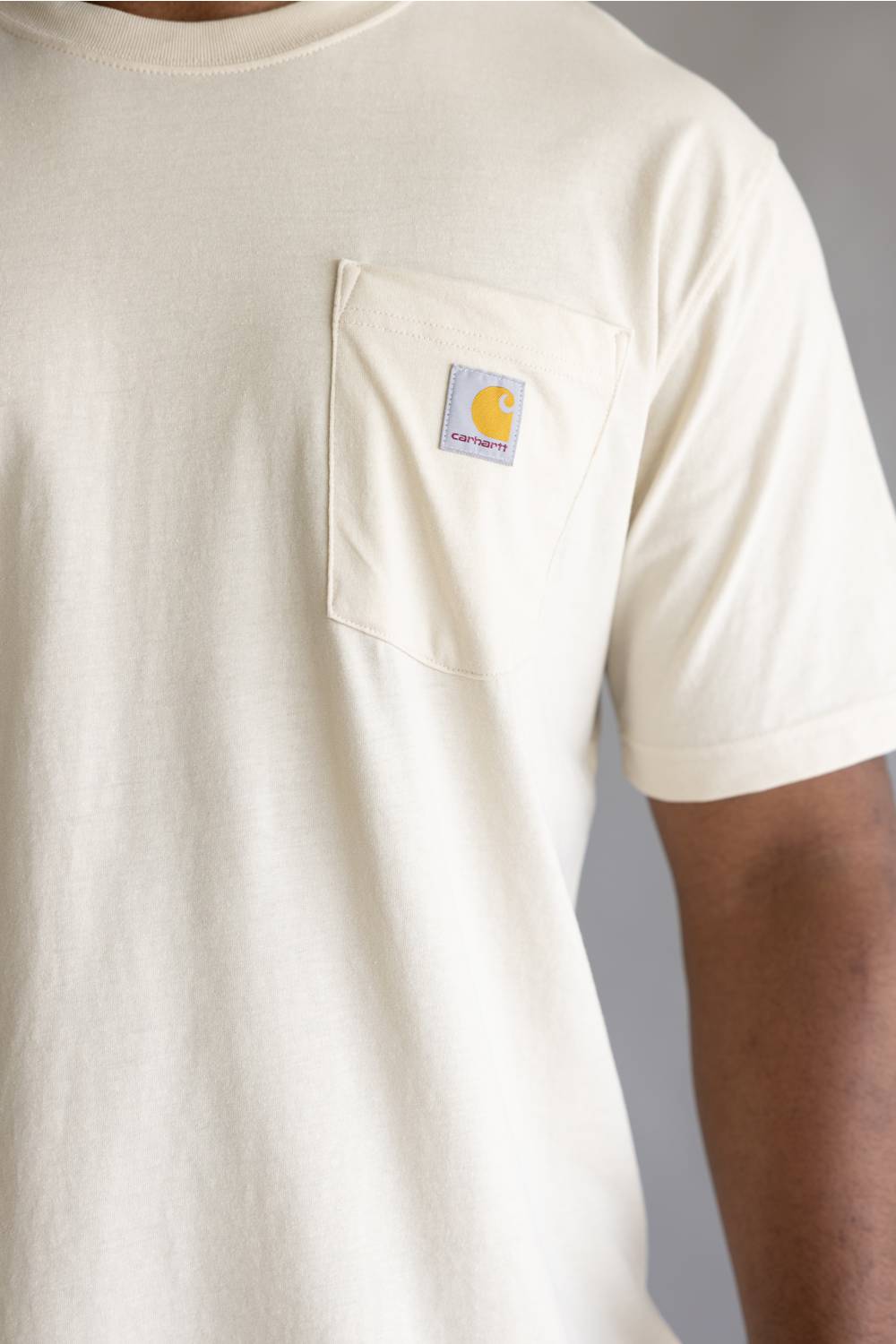 Carhartt Relaxed Mountain River T-Shirt for Men in Oatmilk