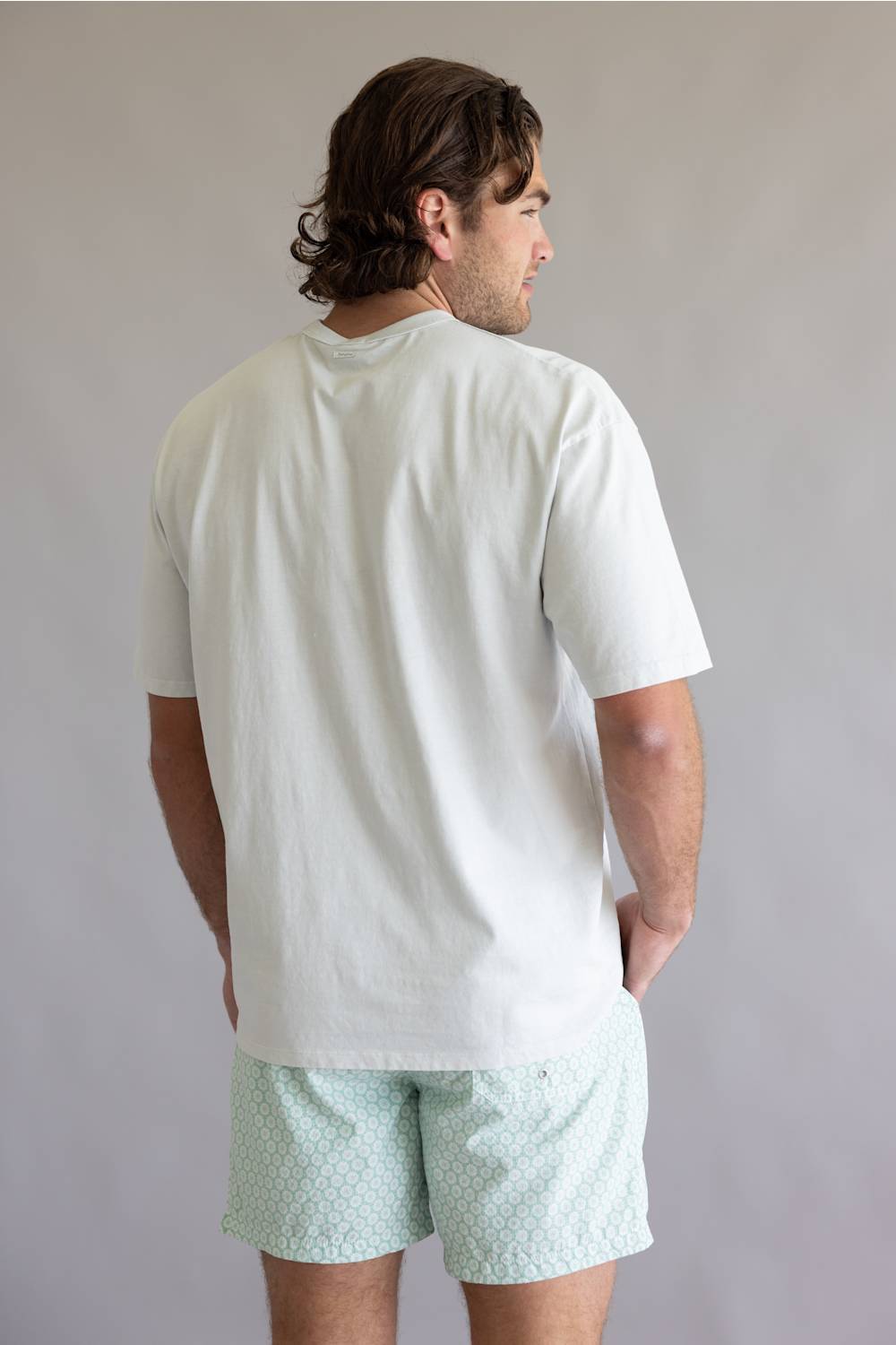 Industrie Del Sur T-Shirt for Men in Silver Blue