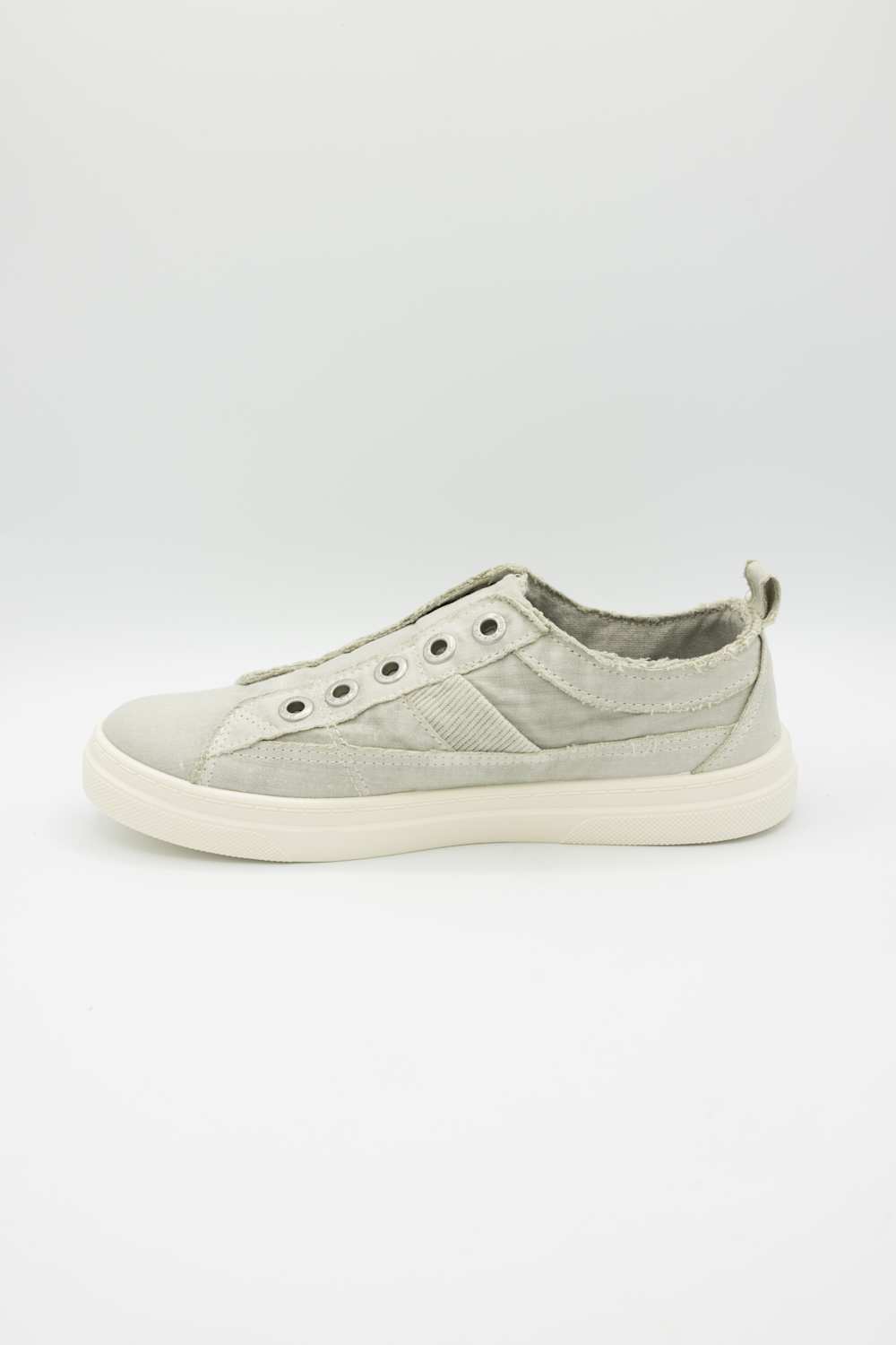 Blowfish Malibu Hangout Slip On Sneakers for Women in Washed Grey | J8827F1-GREY