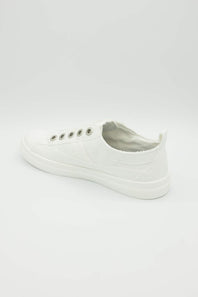 Blowfish Malibu Hangout Slip On Sneakers for Women in White | J8827F3-WHITE