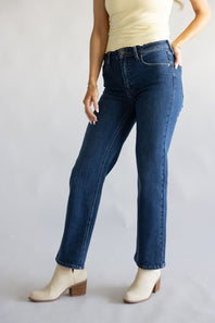 JBD Bea High-Rise Straight Leg Jeans for Women