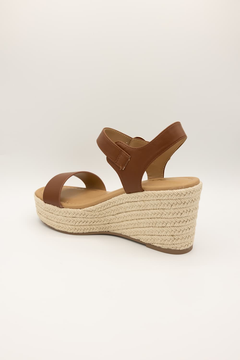 Soda Jena Rope Wedges for Women in Cognac