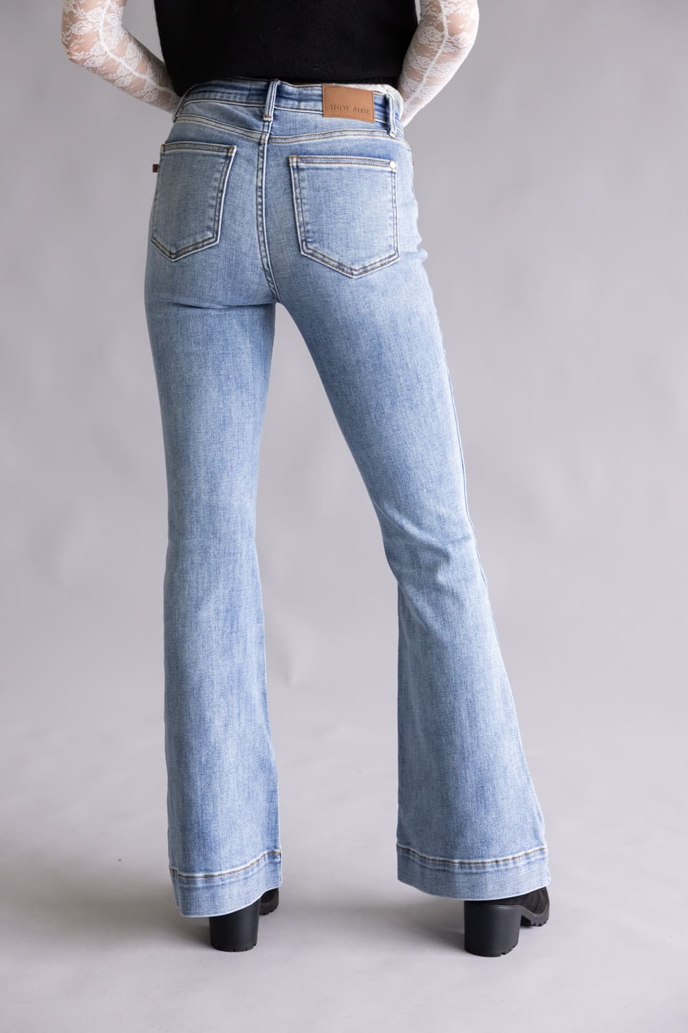 Judy Blue Mid-Rise Flare Jeans for Women