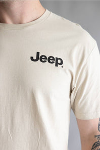 Jeep Camo Wrangler Labs T-Shirt for Men in Sand