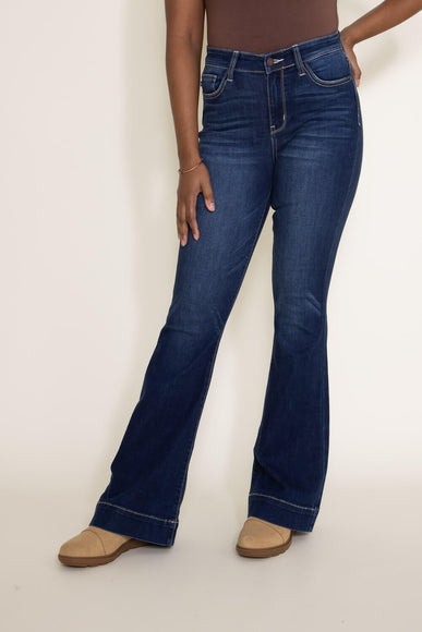 Judy Blue High Rise Trouser Flare Jeans for Women