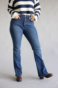 Judy Blue High Rise Tummy Control Bootcut Long Jeans for Women