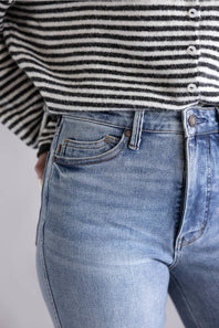 Judy Blue High Rise Tummy Control Slim Straight Jeans for Women