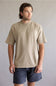 Katin Box Fit Heritage T-Shirt for Men in Vintage Khaki 