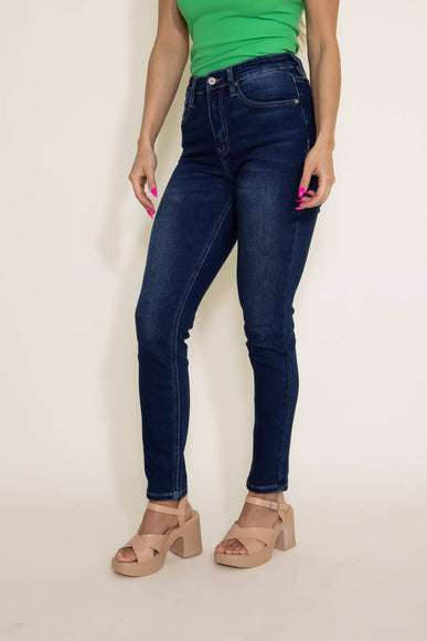 KanCan High Rise Cigarette Fit Jeans for Women