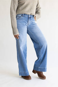 KanCan Low Rise Wide Jeans for Women