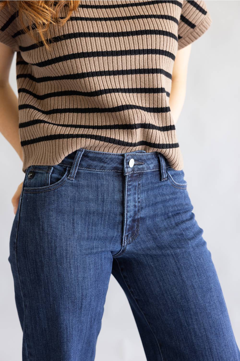 KanCan Norie High Rise Wide Leg Jeans for Women