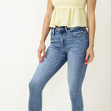 KanCan Silvanna Mid Rise Ankle Skinny Jeans for Women