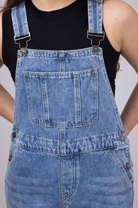 KanCan Youth Cordelia Relaxed Denim Overalls for Girls