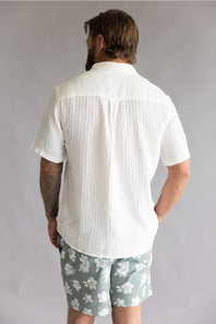 Katin Alan Solid Shirt for Men in Vintage White