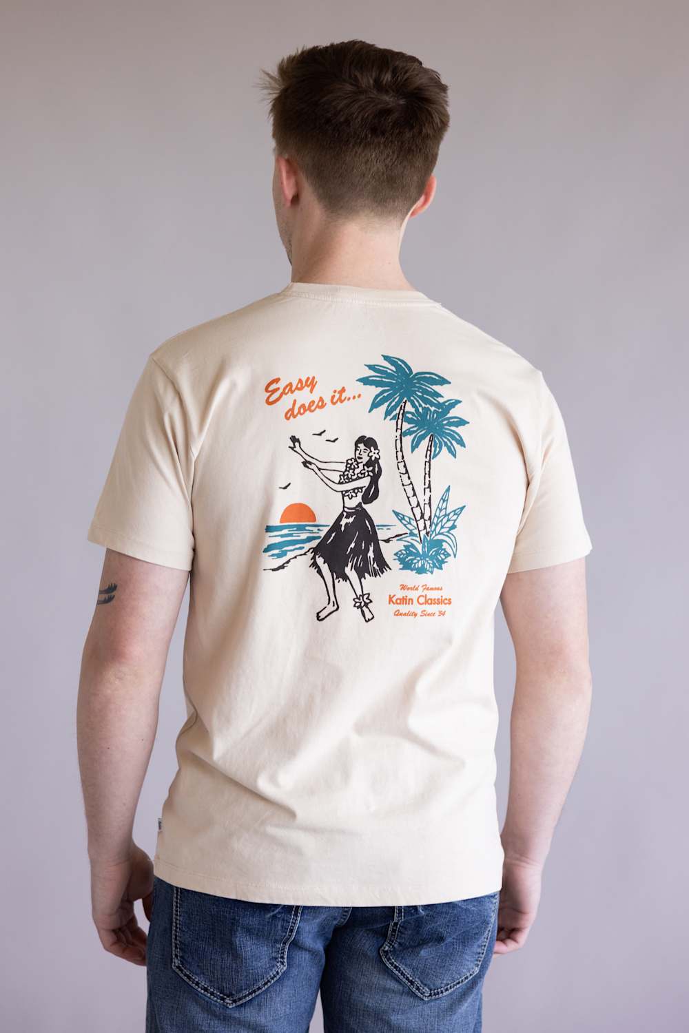 Katin Auana T-Shirt for Men in Almond Peach