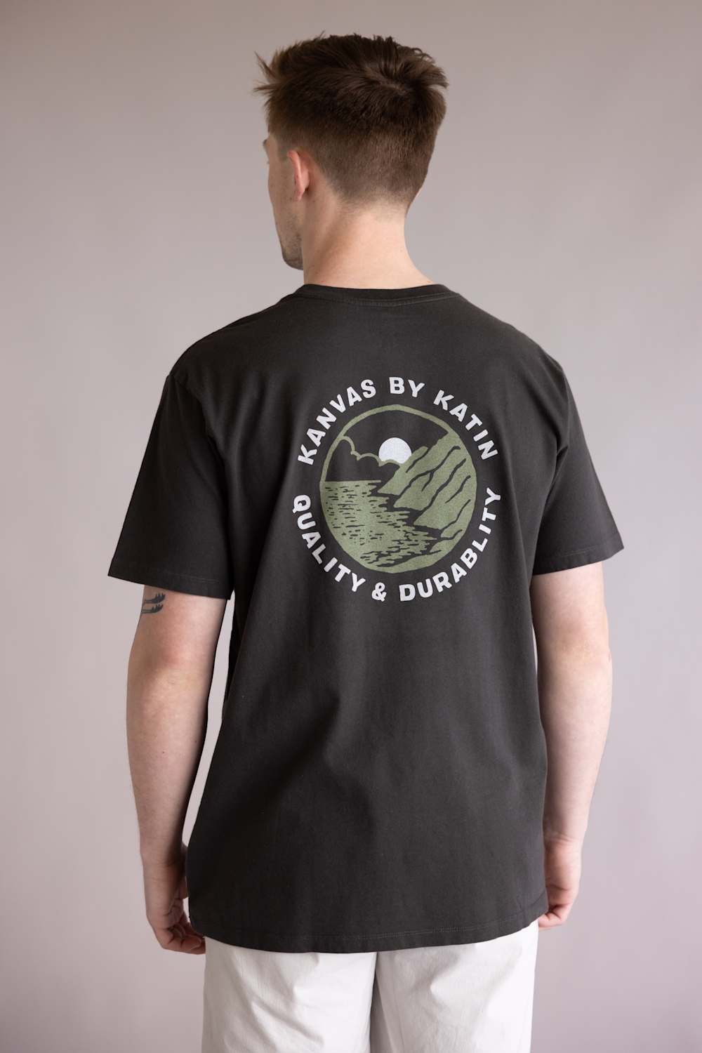 Katin Sur T-Shirt for Men in Black Wash