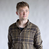 Kuhl Fugitive Flannel Shirt for Men in Roasted Barley