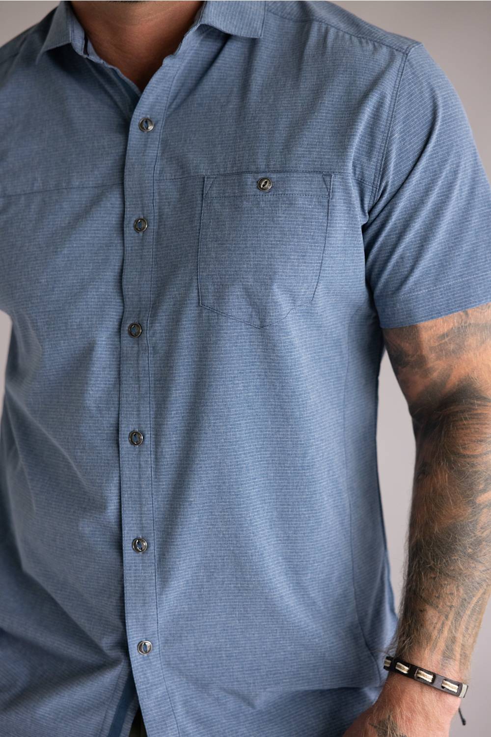 Kuhl Optimizr Button Up Shirt for Men in Endless Sea