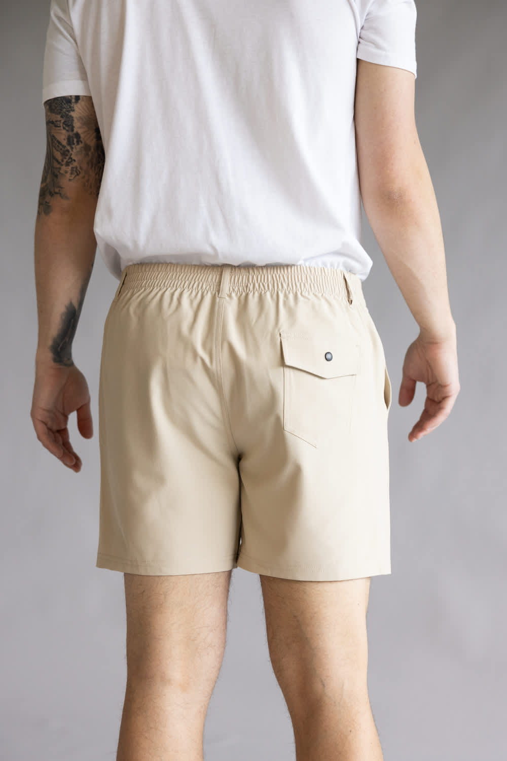 Local Boy Volley Hybrid Shorts for Men in Khaki | L1600002-KHK-KHAKI