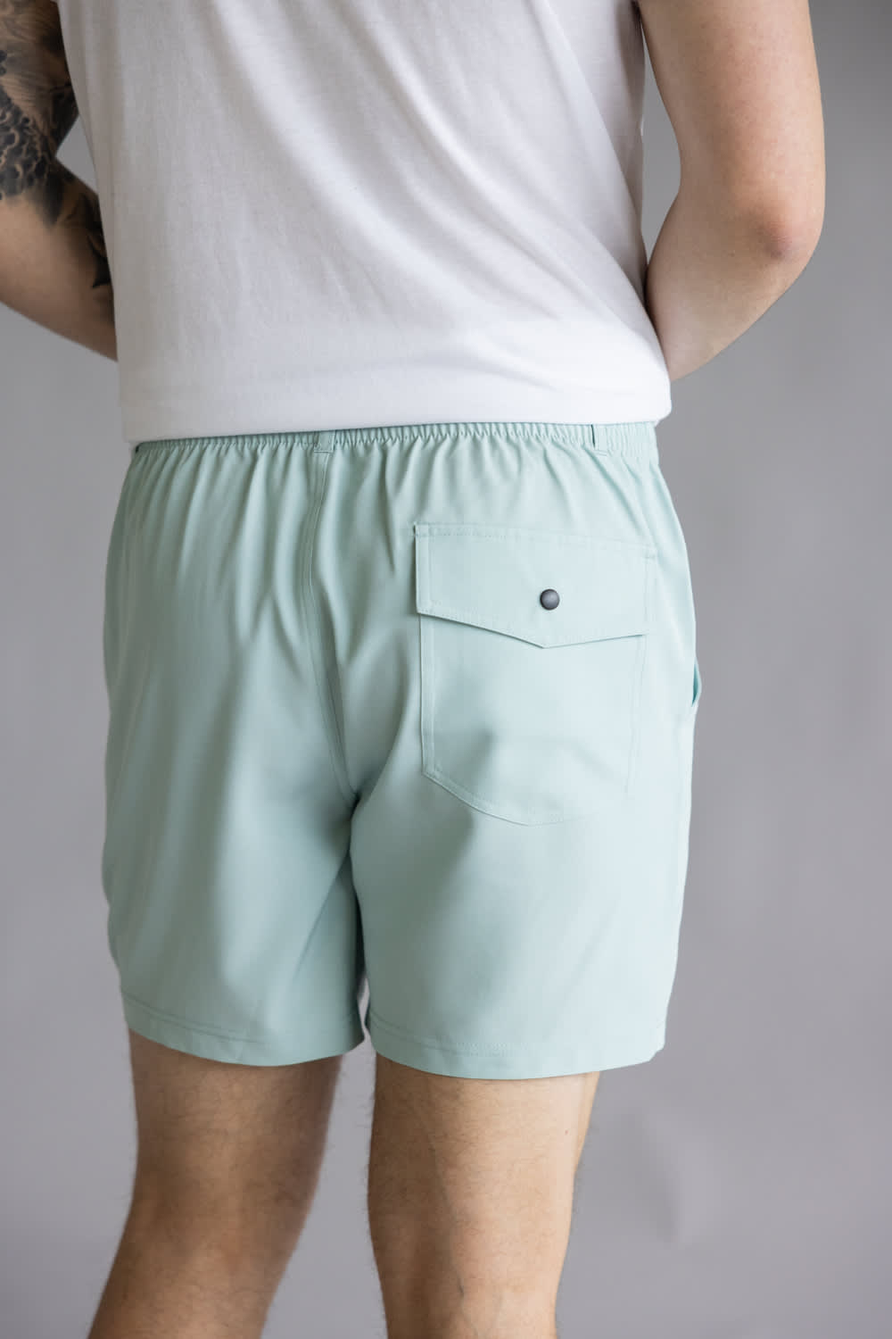 Local Boy Volley Hybrid Shorts for Men in Mint | L1600002-MNT-MINT