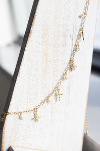 Cross Necklace for Women in Gold