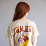 Local Girl Stay Wild T-Shirt for Women in Latte