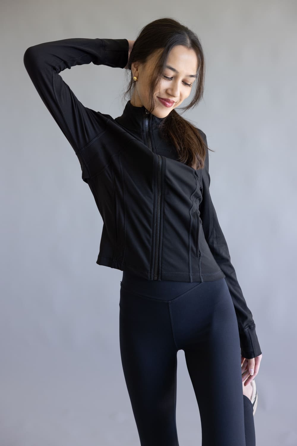 Love Tree Full Zip Performance Jacket for Women in Black | 80233JN