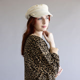 Leopard Pullover for Women in Brown