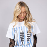 Les Sardines Oversized T-Shirt for Women in White
